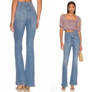 We the Free Jayde Flare Jeans Free People Bell Bottoms Blue Size 30